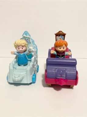 Disney Little People Princess Parade Floats Float Anna + Elsa Fisher Price Lot